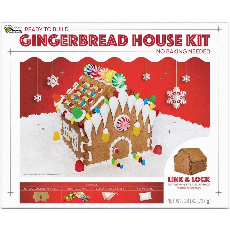 Bee Ready-To-Build Gingerbread House Kit, 26oz