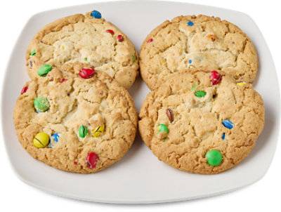 M&M Choc Chip Cookie 3 Ounce 4 Count