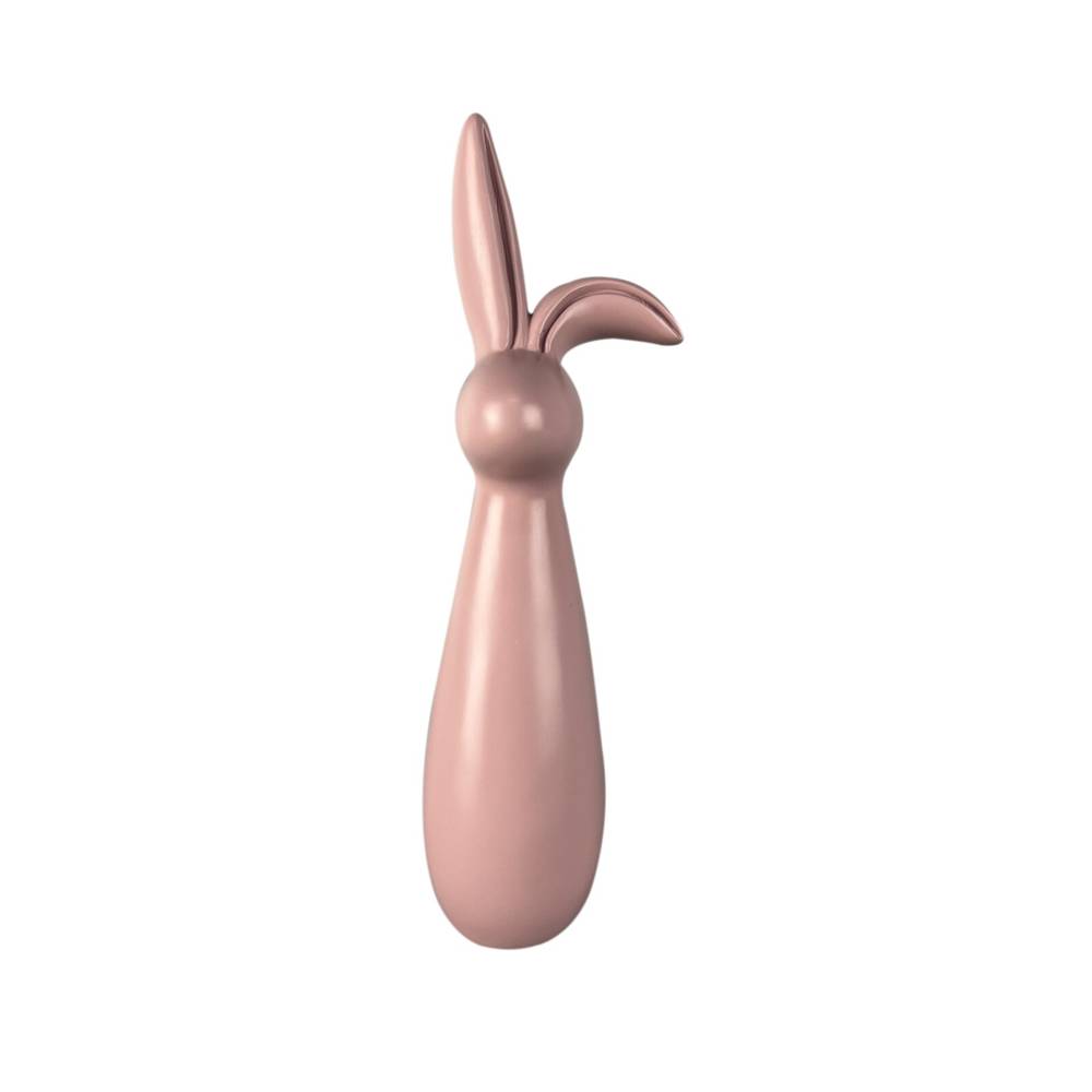 Cottondale Polyresin Bunny, Pink,10 in