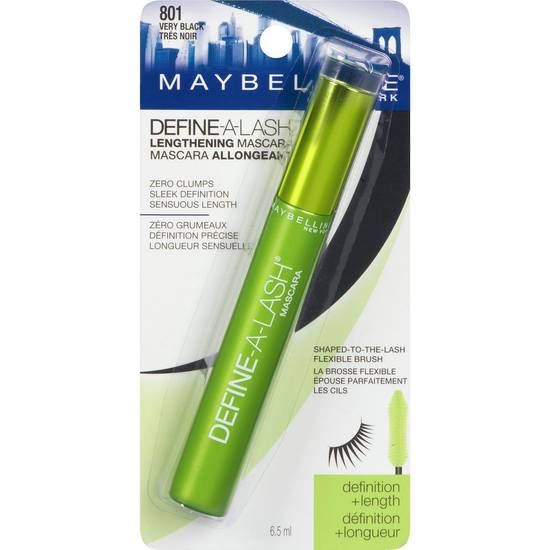 Maybelline Define-A-Lash Lengthening Mascara, Very Black (6.50 ml)