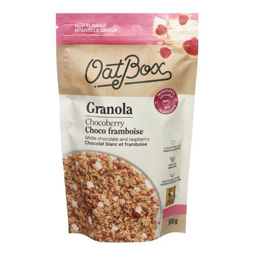 Oatbox granola choco framboise (300g) - granola chocoberry (300 g)