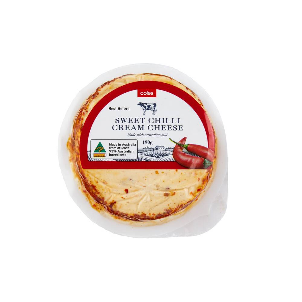 Coles Sweet Chilli Cheese 190g