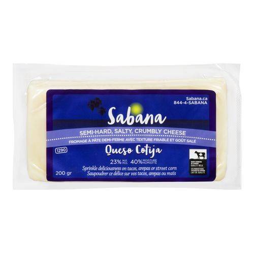 Sabana Salty Semi Hard Crumbly Cotija Cheese Delivery Near Me Order