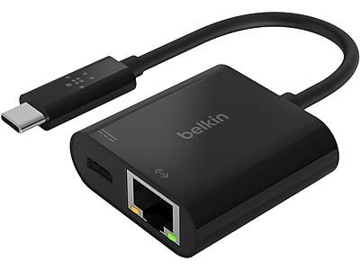 Belkin Usb-C To Ethernet + Charge Adapter