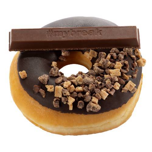 Donut made with KitKat