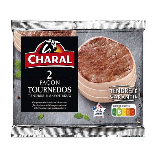 CHARAL - Tournedos de filet de Bœuf  - x2 - De 266g à 294g