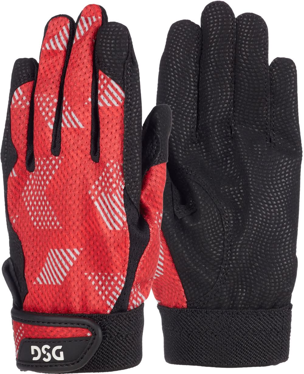 DSG Tee Ball Batting Gloves (Red, M/L)