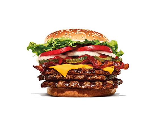 WHOPPER TRIPLE® fromage bacon