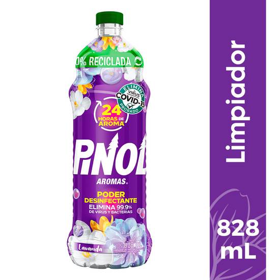 Pinol limpiador líquido aromas lavanda (botella 828 ml)