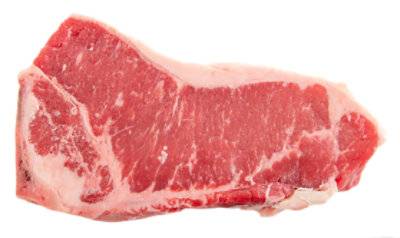 Usda Choice Beef Top Loin New York Strip Steak Bone In Mega Pack - 4.00 Lb