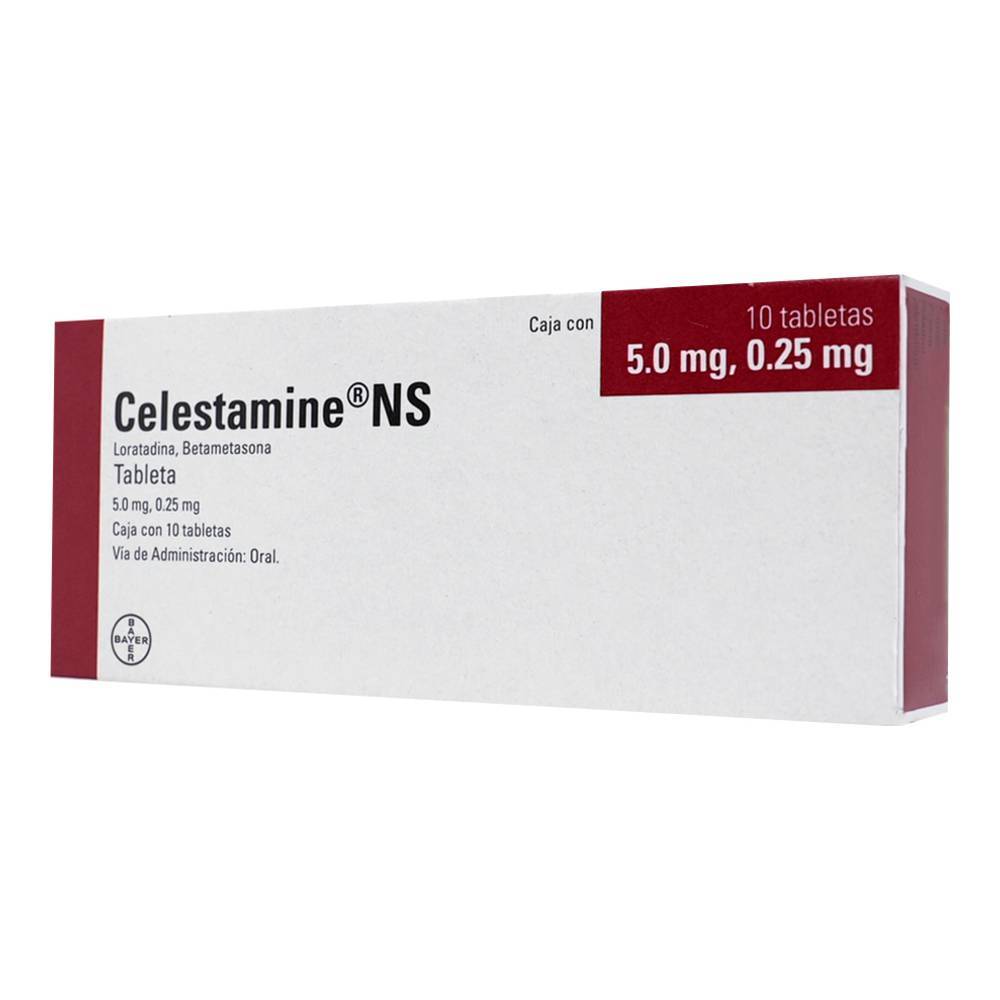 Schering-plough celestamine ns tabletas 5.0 mg/0.25 mg (10 un)