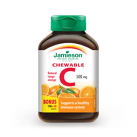 Jamieson Vitamin C Chew Orange 500mg