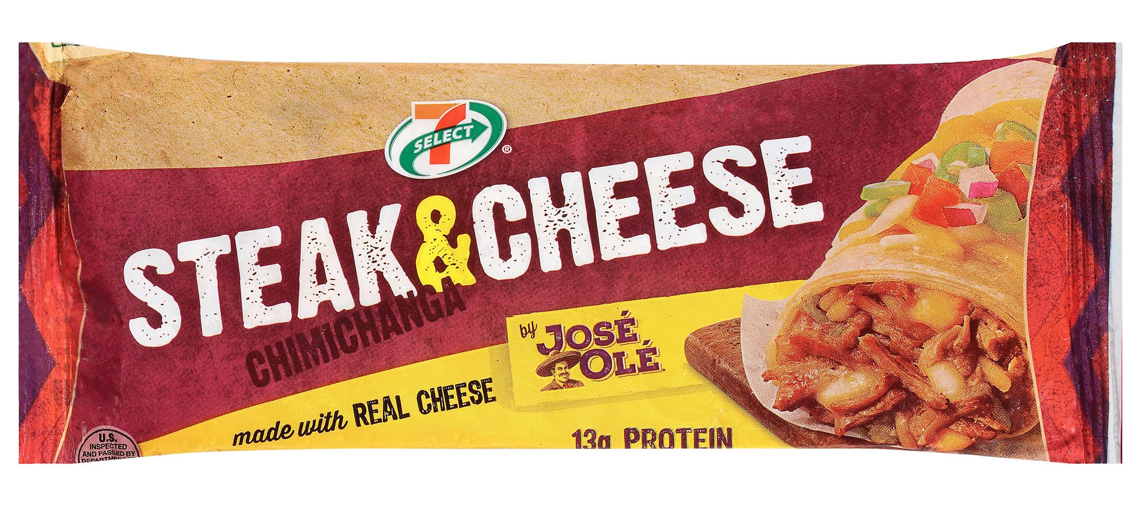 7-Select Steak & Cheese Chimichanga, Real Cheese (5 oz)