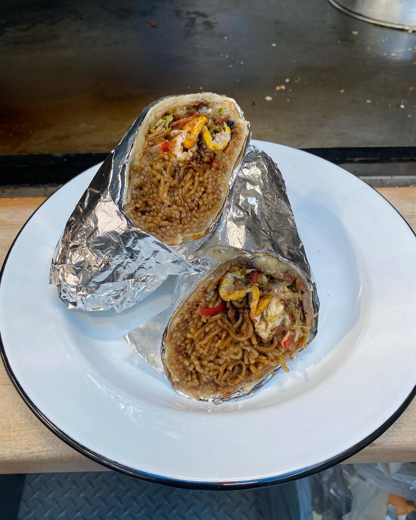 Okonomiyaki Burrito