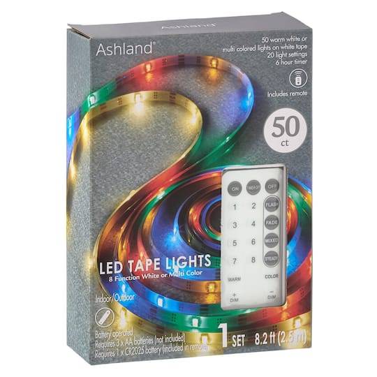 Ashland Changing Led Tape Color Lights, 2.5 m X 2.8 m (50 ct)