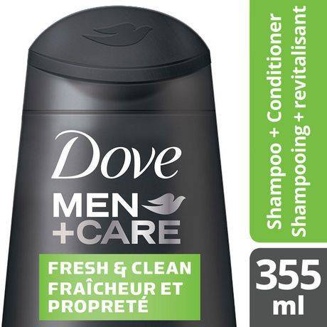 2En1 fraicheur-proprete (355 ml) - dove men+care fresh clean 2in1 shampoo + conditioner (355 ml)