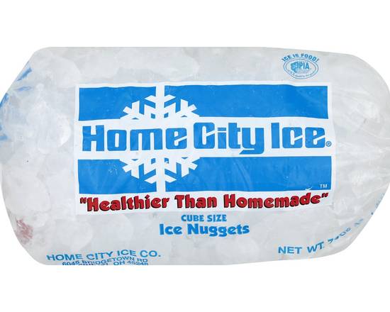 Home City Ice · Cube Size Ice Nuggets (7 lbs)