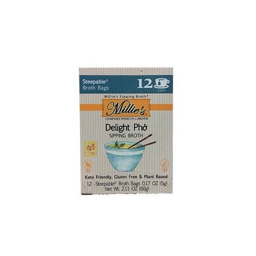 Millie's Delight Pho Vegetable Sipping Broth (12 x 0.2 oz)