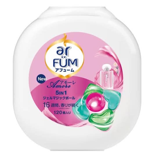 AR FUM (アフューム) アモーレ ポッド型 衣料用洗濯洗剤 120個入り