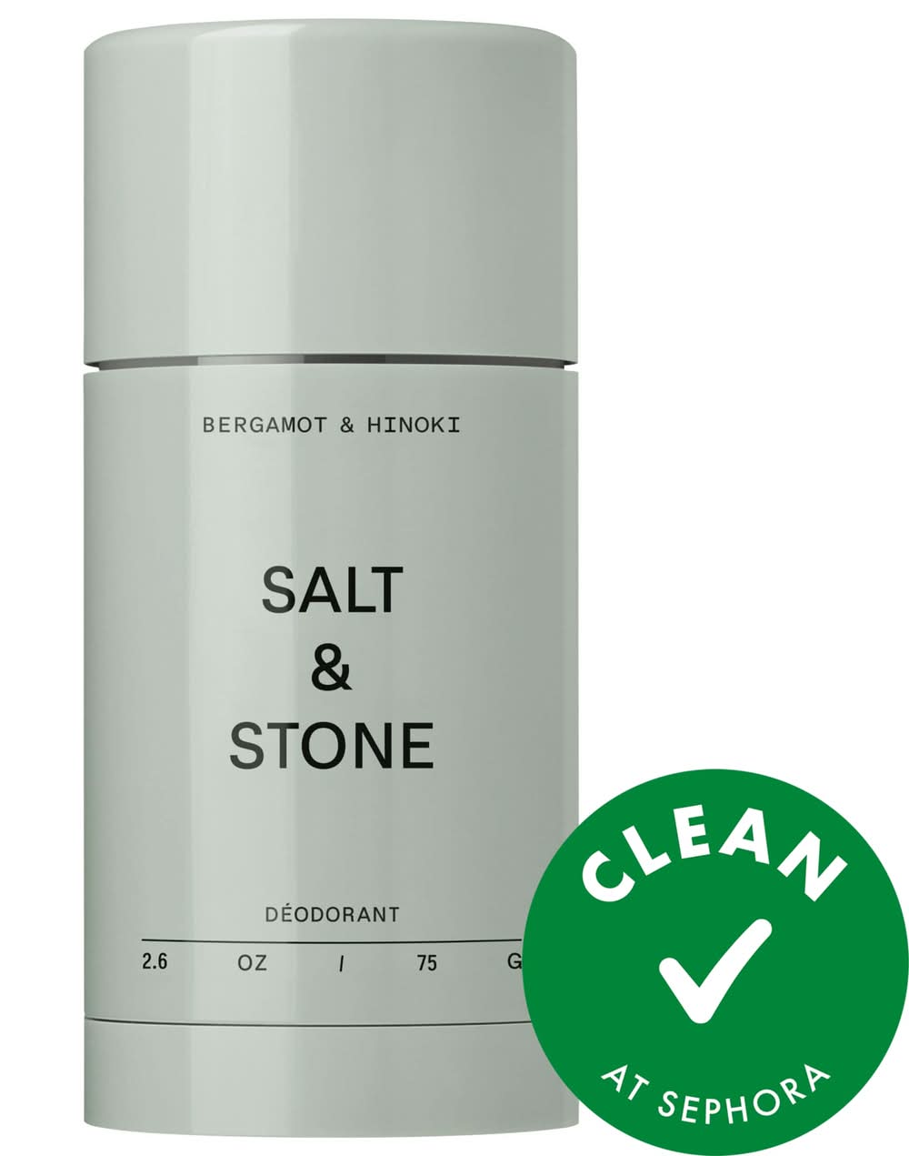 Salt & Stone Bergamot & Hinoki Extra-Strength Aluminum-Free Deodorant 2.6 oz