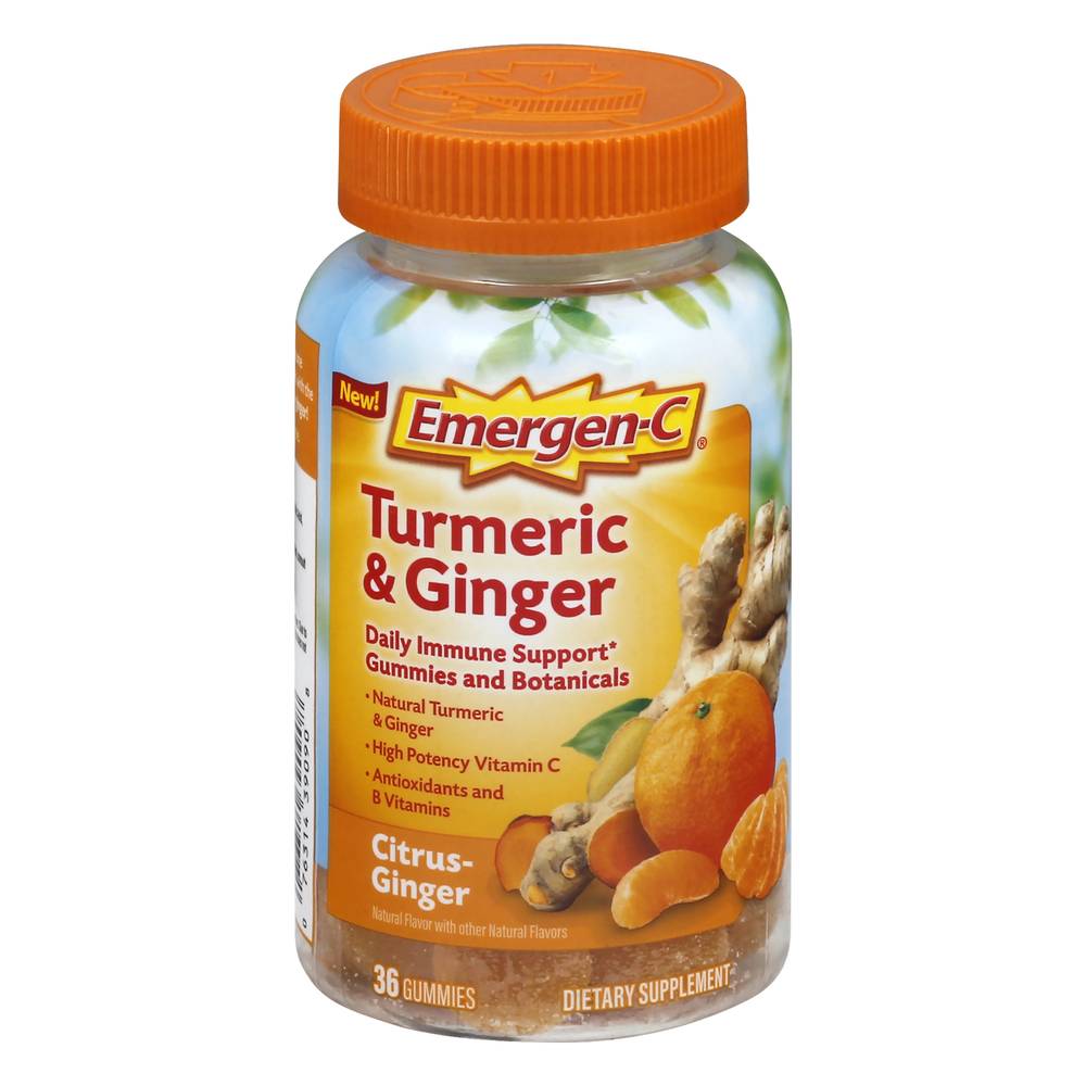 Emergen-C Turmeric & Ginger Dietary Supplement Gummies (6.9 oz)