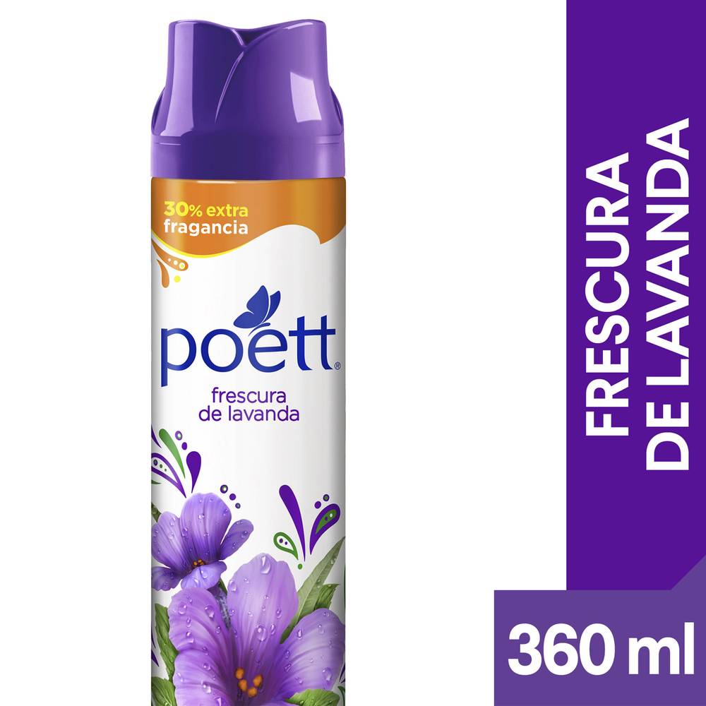 Poett desodorante ambiental frescura de lavanda (spray 360 ml)