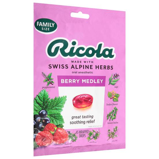 Ricola Berry Medley Oral Drops (45 drops)