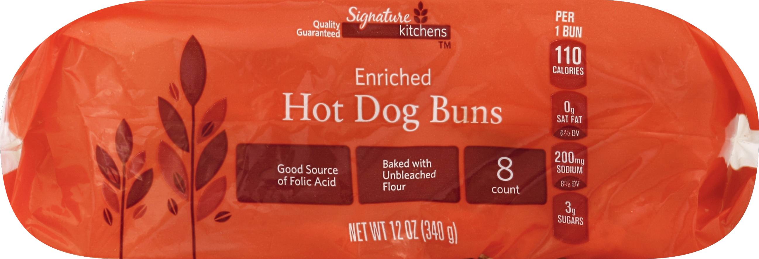 Signature Select Hot Dog Buns (12 oz)