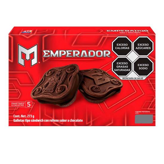 Emperador galletas sabor chocolate (caja 273 g)