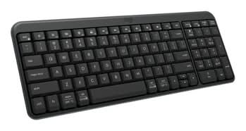 Logitech Bluetooth Dome Compact Computer Keyboard, Black