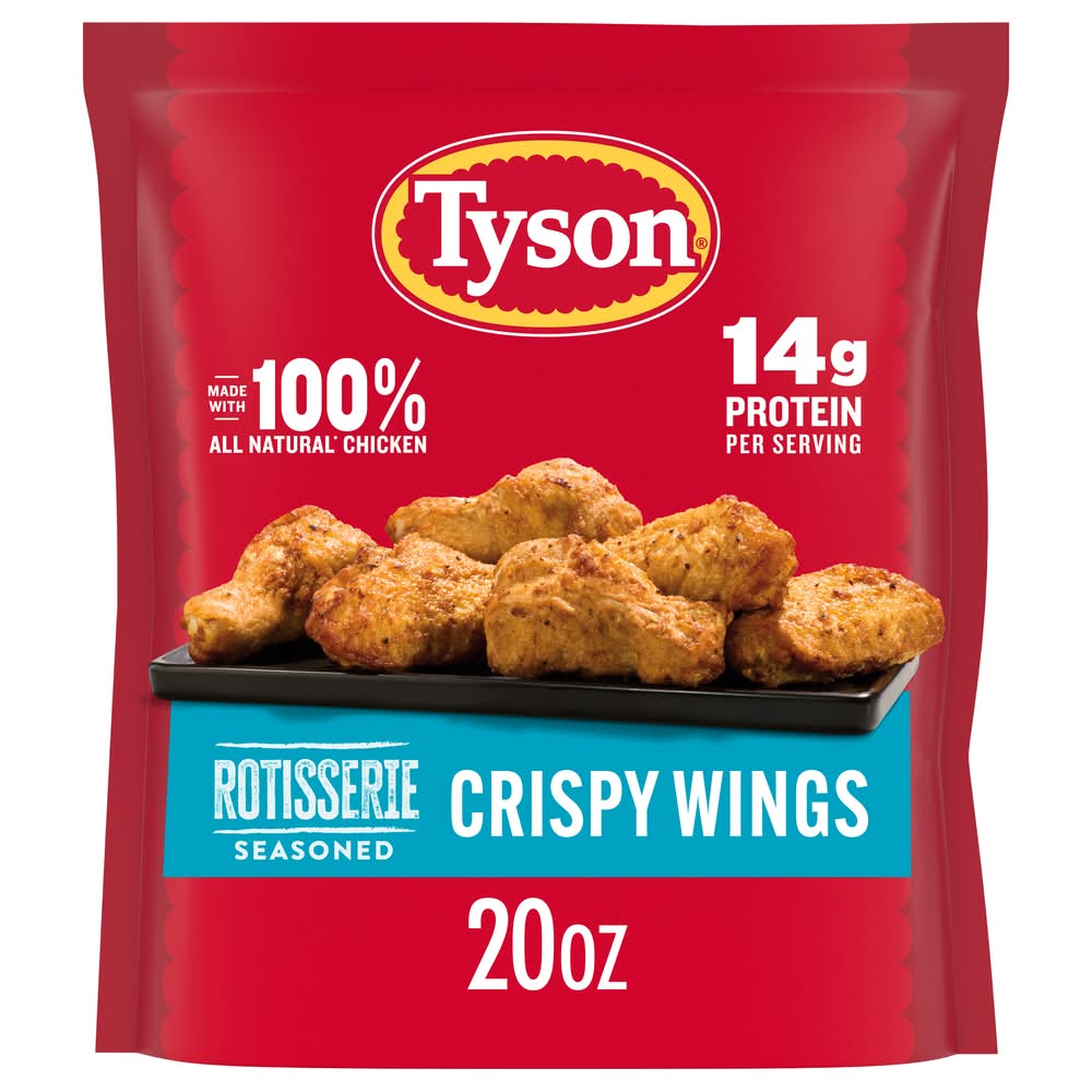 Tyson Rotisserie Seasoned Chicken Crispy Wings (20 oz)