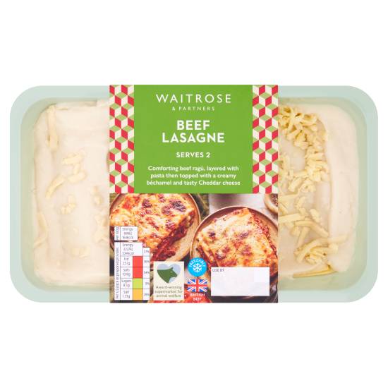 Waitrose & Partners Beef Lasagne 