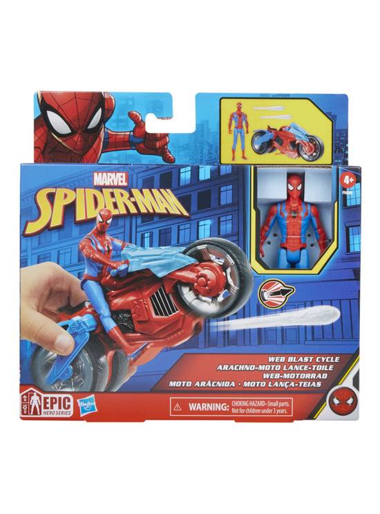 Spiderman figura de acción moto arácnida (1 u)