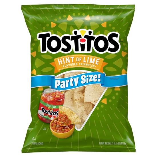 Tostitos Party Size Tortilla Chips (lime)