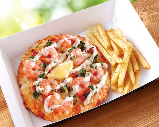 【ピザーラボックス】大海老のシーフードタルタル+選べるポテト