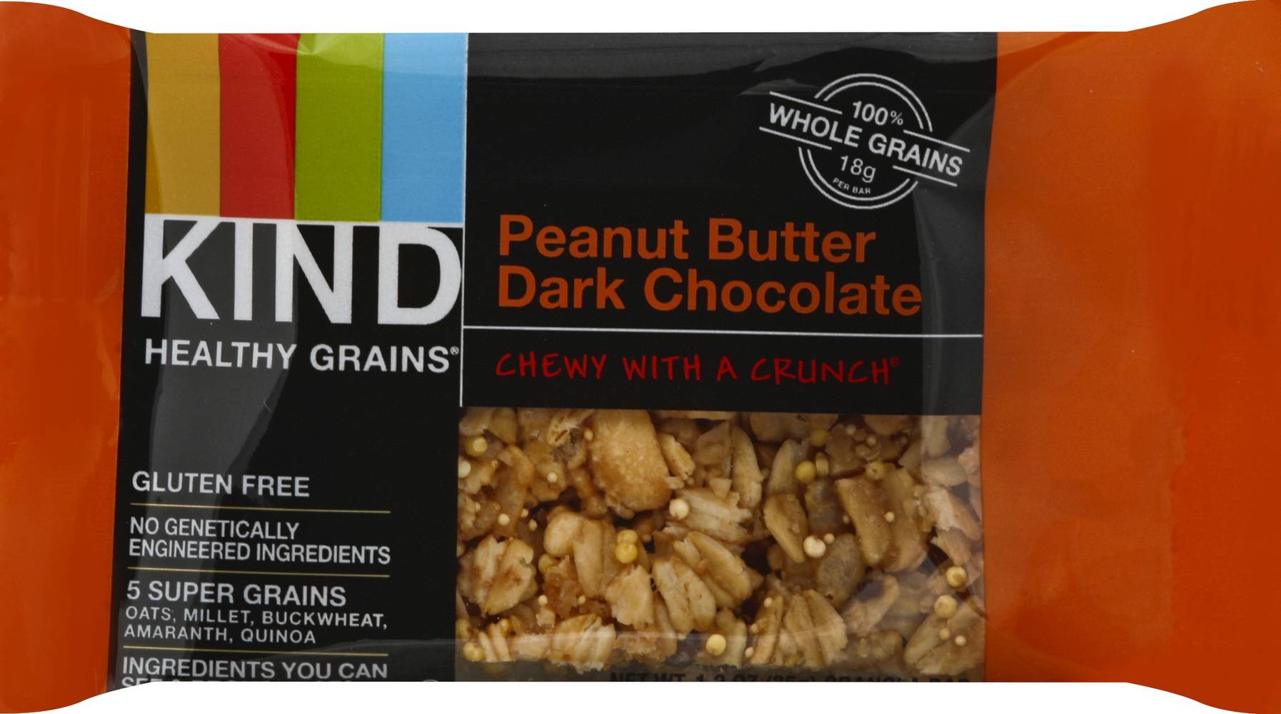 KIND Healthy Grains Peanut Butter Dark Chocolate Granola Bar (1.2 oz)