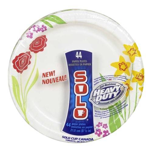 Solo Paper Plates (44 units)