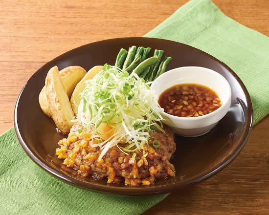 ねぎたっぷり和風おろしハンバーグ