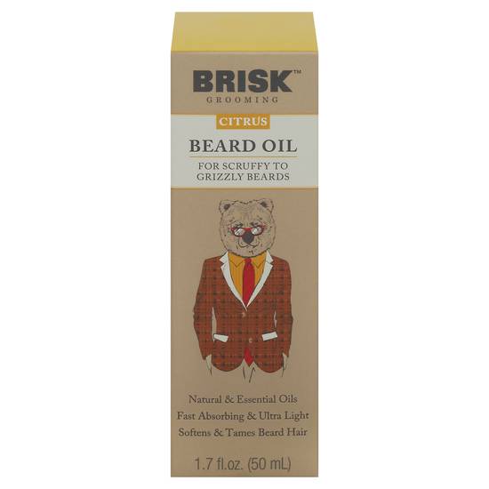 Brisk Grooming Citrus Beard Oil