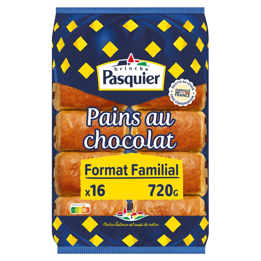 Brioche Pasquier - Pains au chocolat maxi familial (720g)