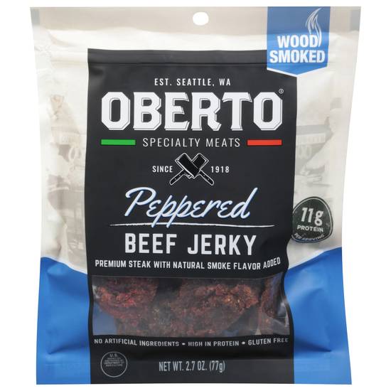 Oberto Wood Smoked Peppered Beef Jerky