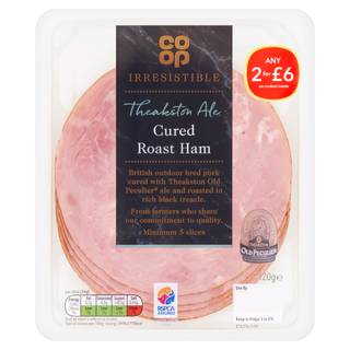 Co-Op Irresistible Theakston Ale Cured Roast Ham