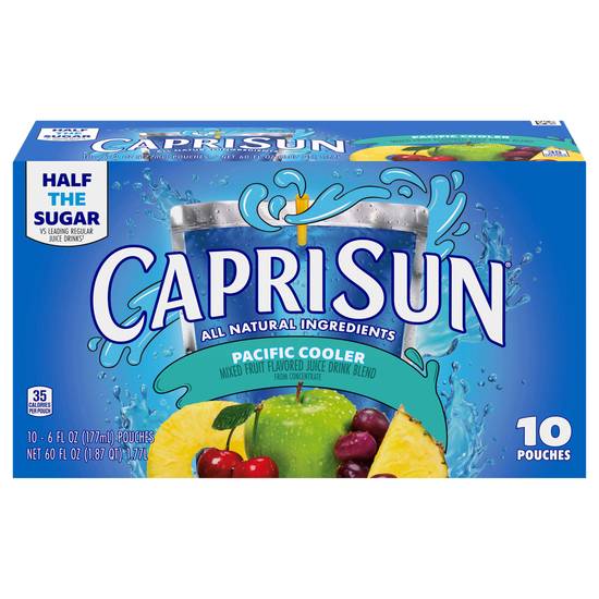 Capri Sun Pacific Cooler Juice (10 ct, 6 fl oz)