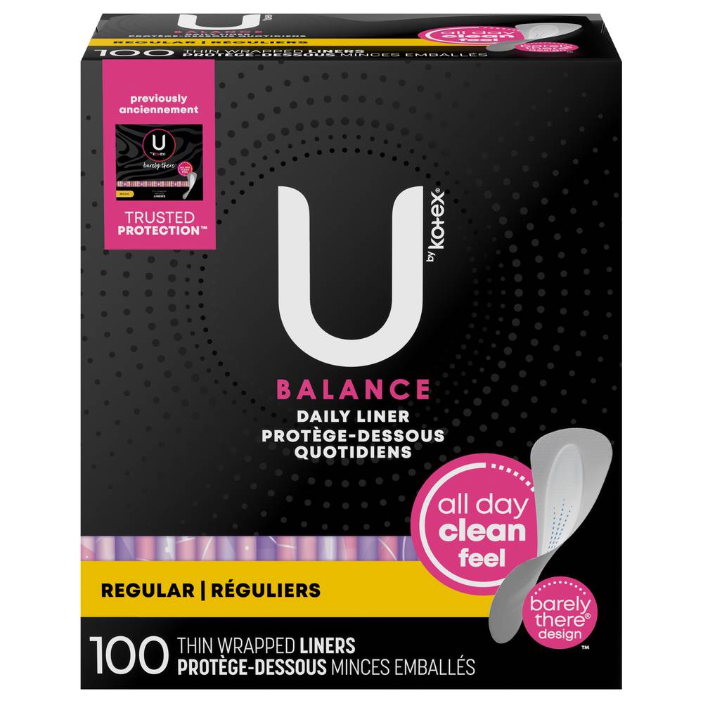 U by Kotex Liners (100 ct)