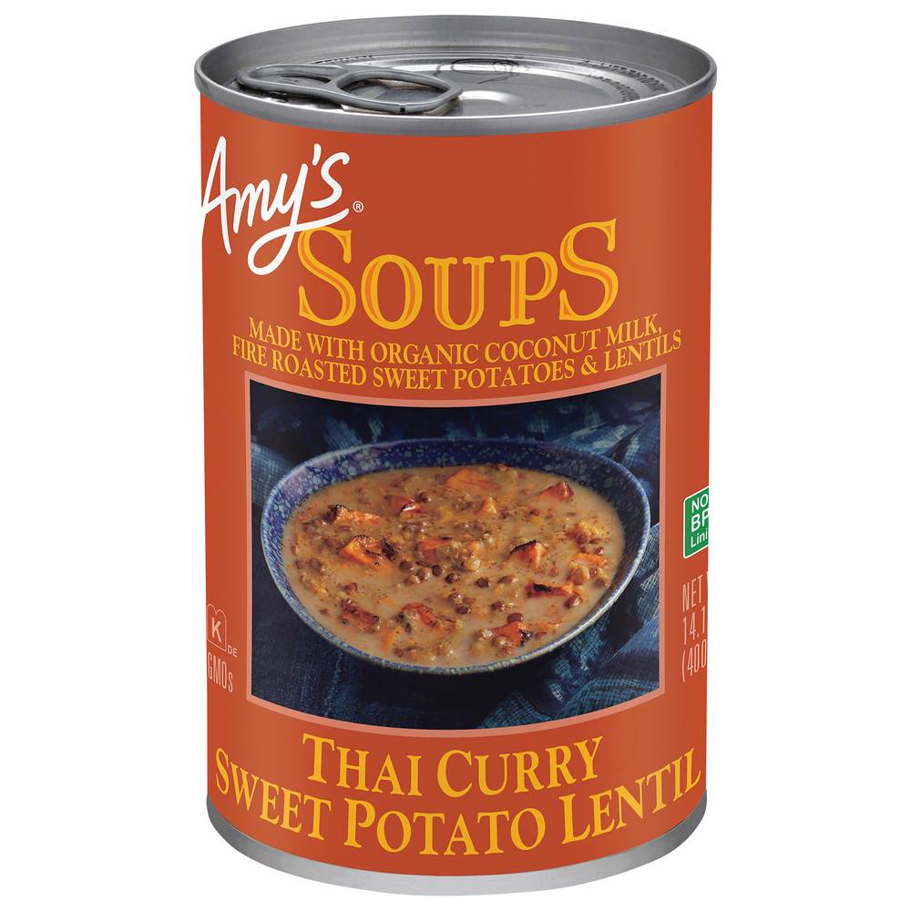 Amy's Soups Kosher Thai Curry Sweet Potato Lentil Soup (14.1 oz)