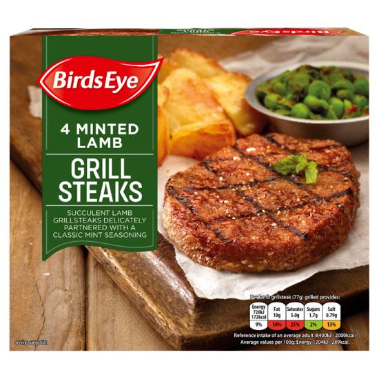 Birds Eye Minted Lamb Grill Steaks (300g)