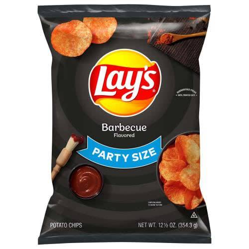 Lay's · Party Size Barbecue Flavored Potato Chips (12.5 oz)