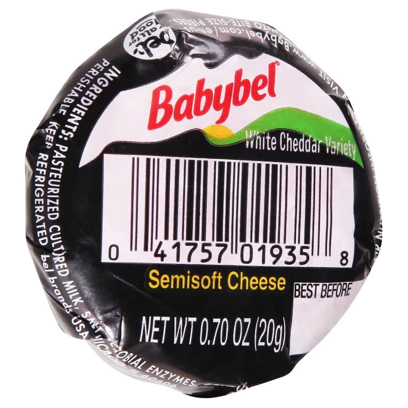 Babybel White Cheddar Semisoft Cheese
