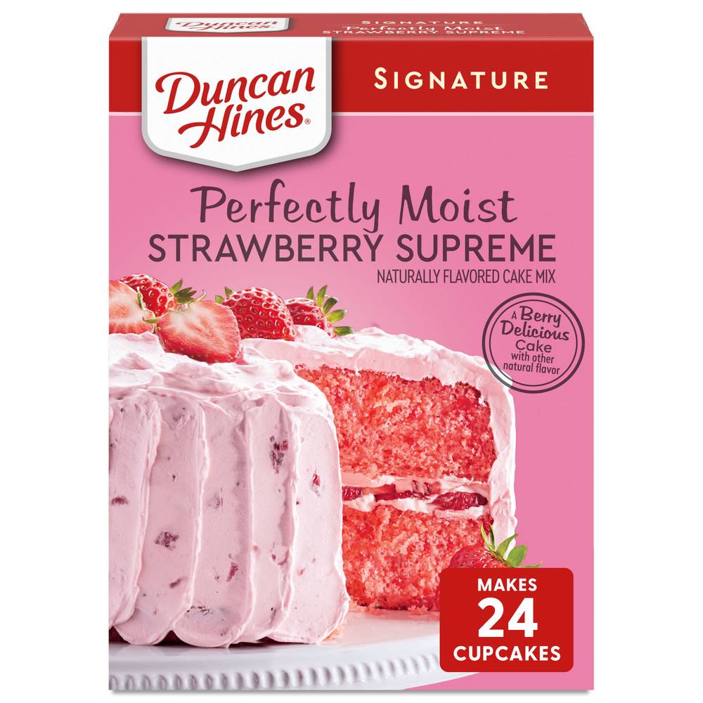 Duncan Hines Signature Perfectly Moist Supreme Cake Mix ( strawberry)