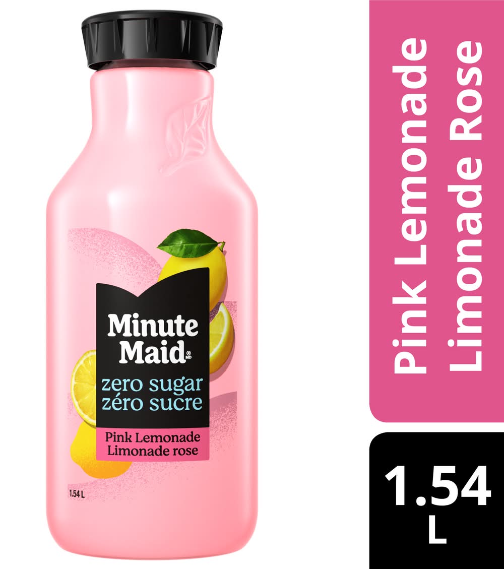 Minute Maid Zero Sugar Juice, Pink Lemonade Lemonade Rose (1.54 L)